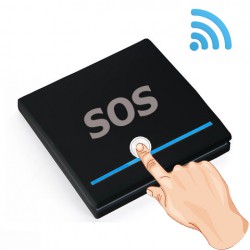 Nút bấm khẩn cấp không dây SOS-911A1 tần số 433 MHz